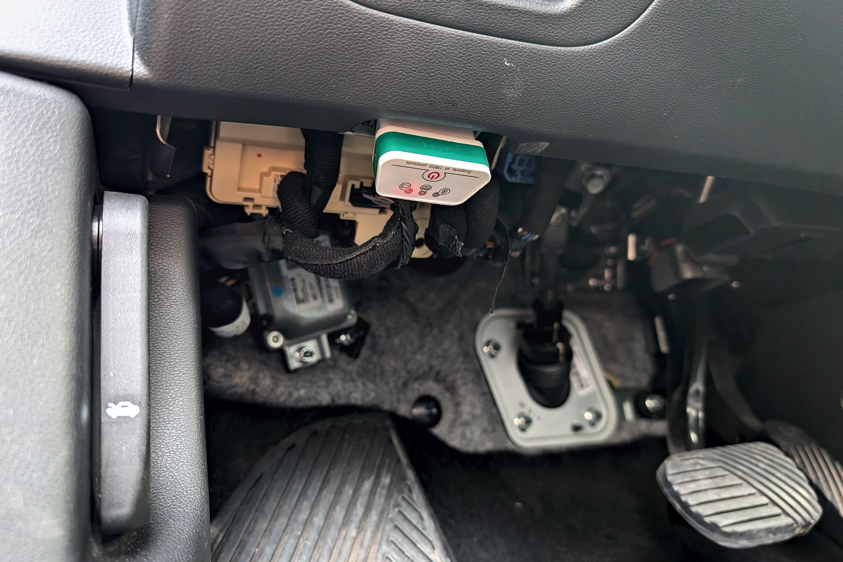 OBDII Diagnoseport des Hyundai Elektro