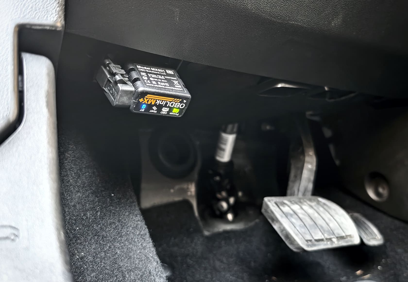 OBD2 Diagnoseport des Jeep Avenger
