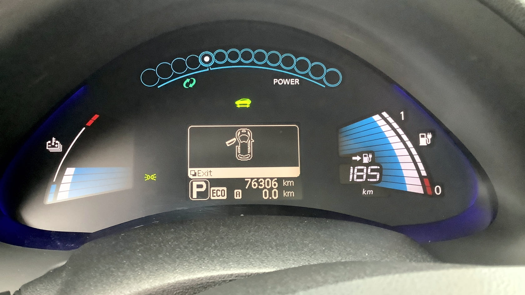 Kapazitätsanzeige Nissan LEAF