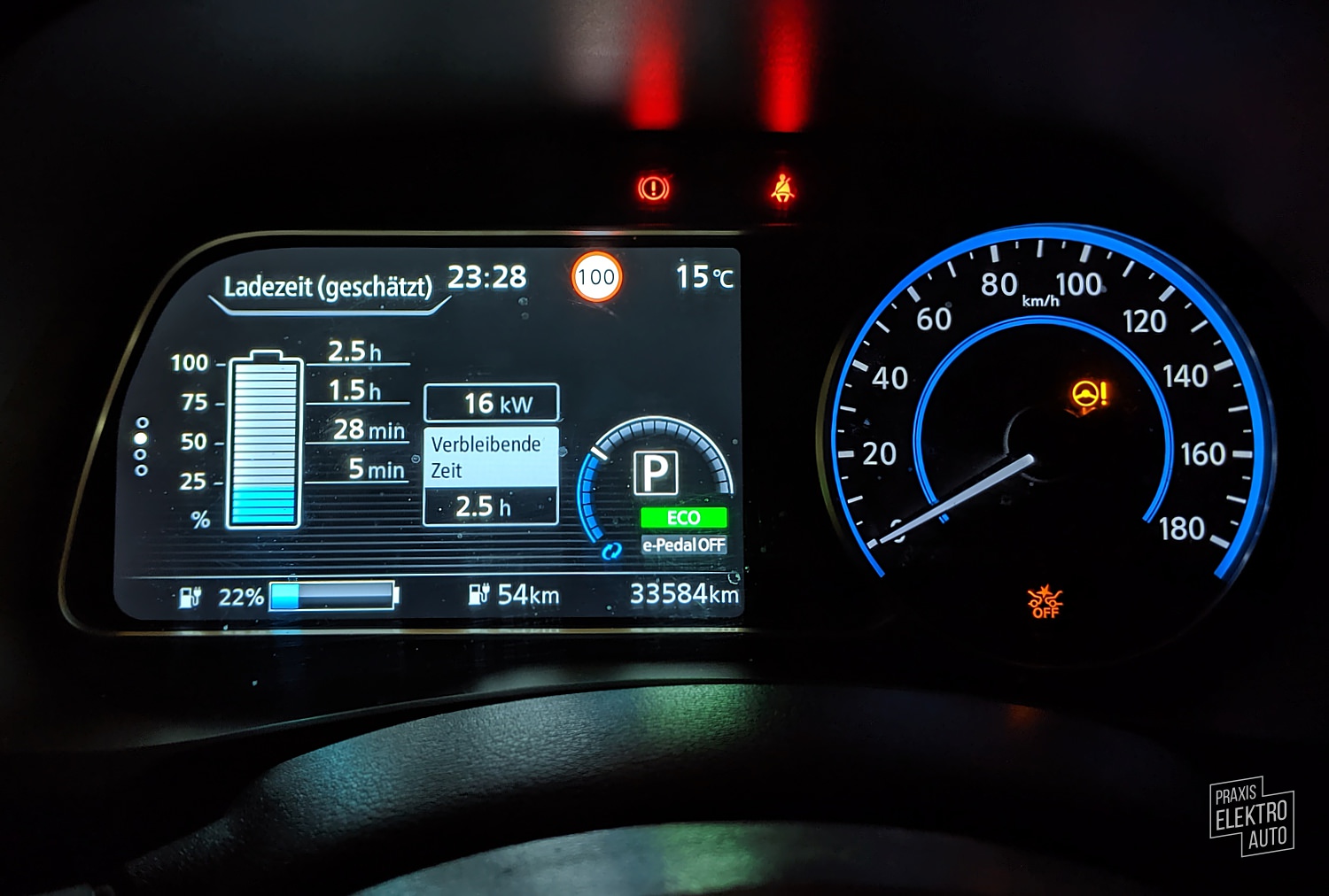 Nissan LEAF Rapidgate, reduzierte Ladeleistung 16 kW