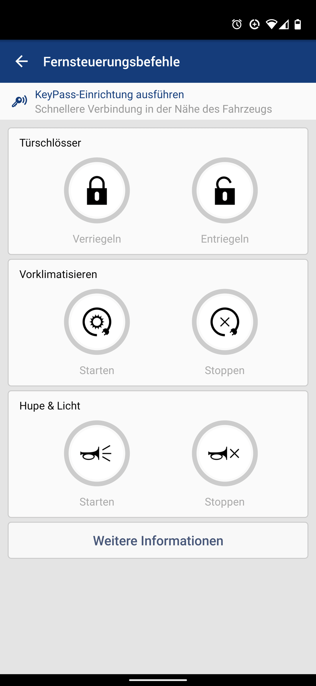OnStar Fernsteuerungsbefehle