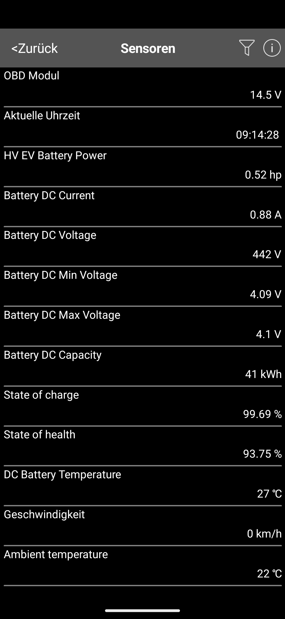 Screenshot Car Scanner