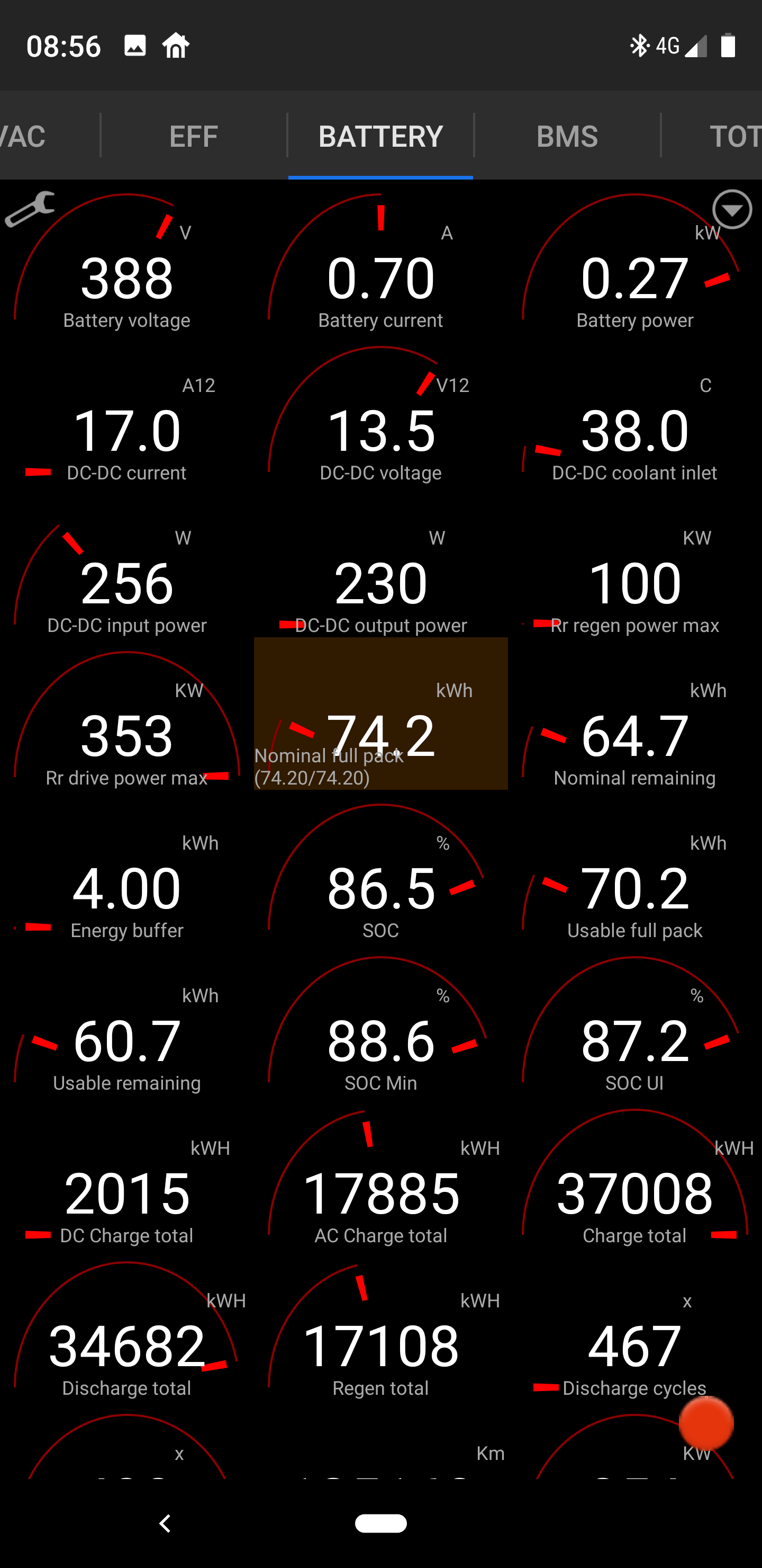 Screenshot scan my tesla