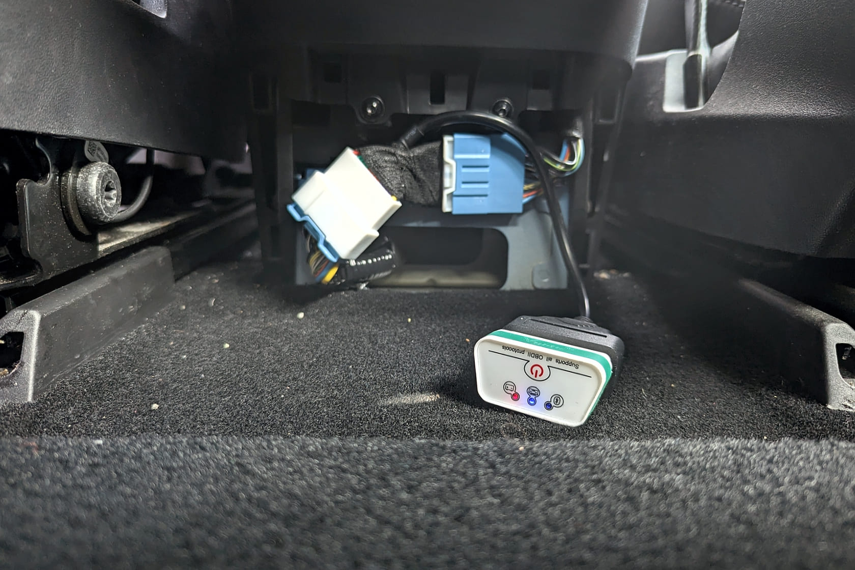 eingebautes Adapterkabel