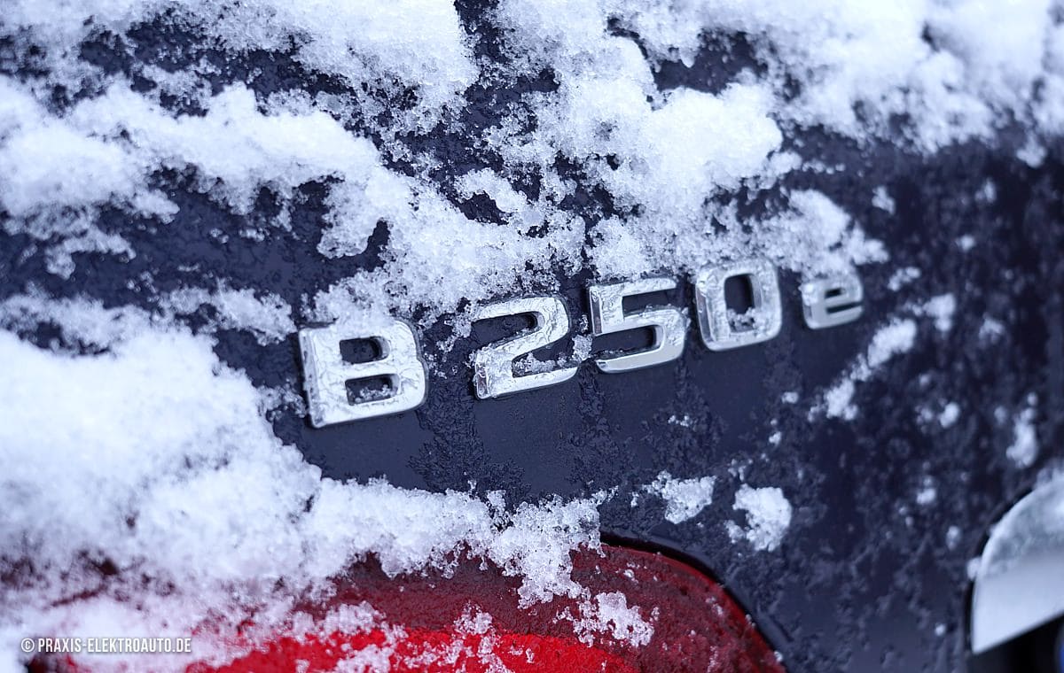 Mercedes-Benz B250e Electric Drive im Winter